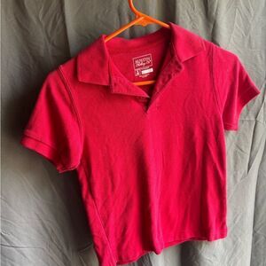 Austin Clothing Company Red Polo Short Sleeve Shirt Boys Size Small EPC